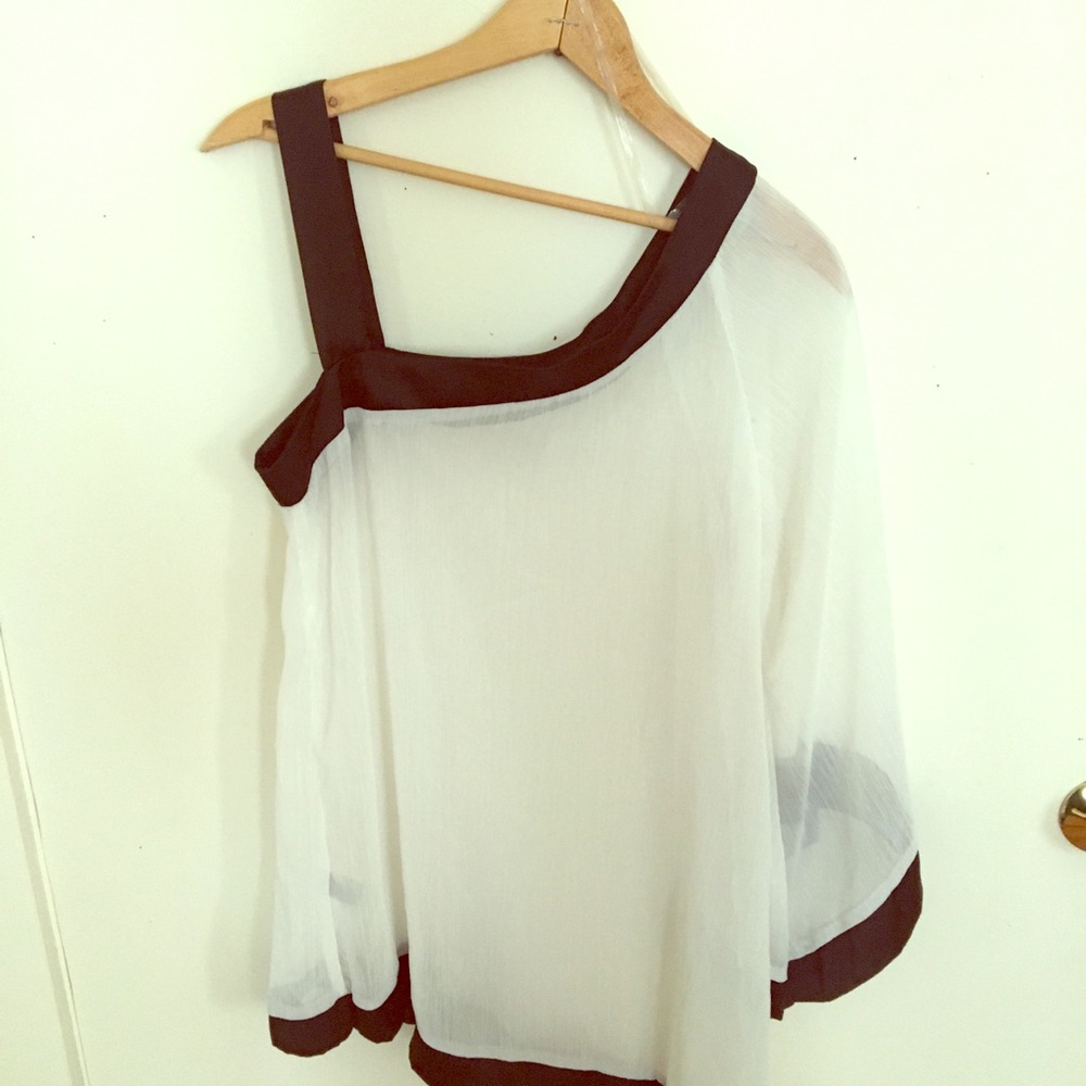 White and Black top